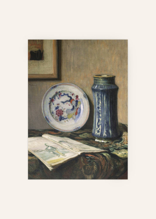 Józef Pankiewicz - Still Life with Ceramics Poster