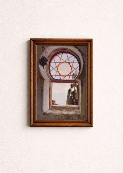 Jan Ciągliński - Window of the Bakhchi-Dere Villa in Yalta Poster