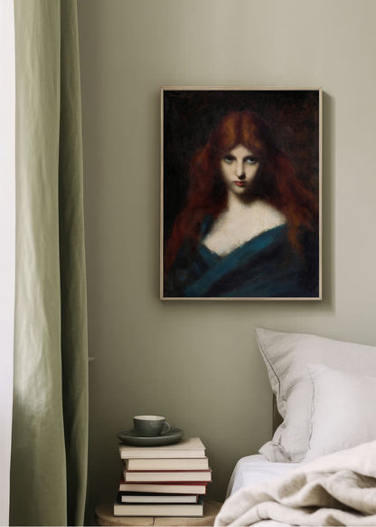 Jean-Jacques Henner - Girl with Red Hair