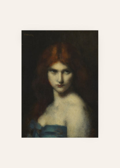 Jean-Jacques Henner - Study of a Head of a Woman