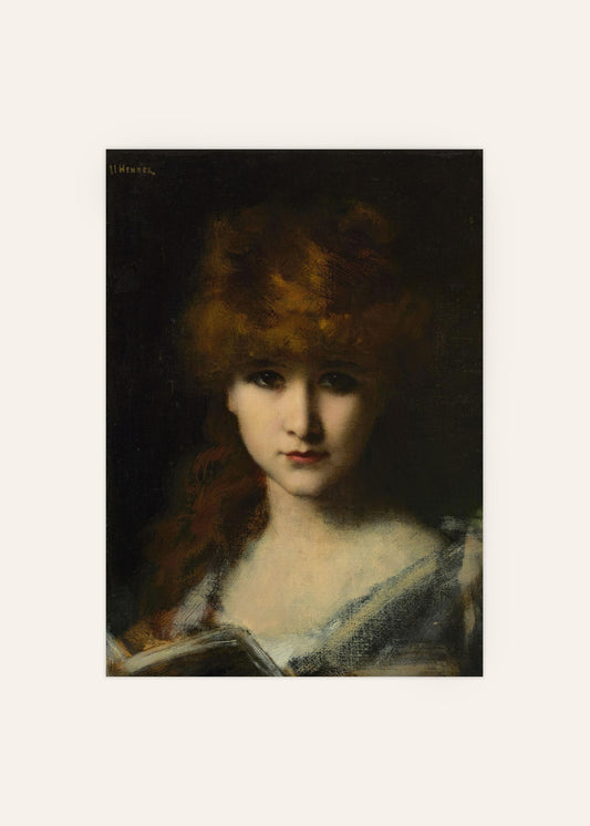 Jean Jacques Henner - Fille Avec le Livre