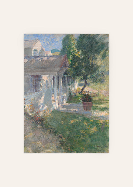 John Henry Twachtman - My House Poster