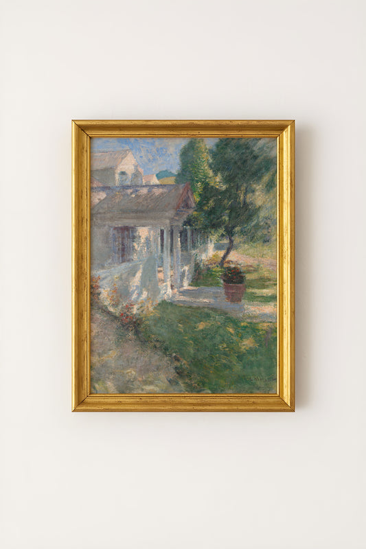 John Henry Twachtman - My House Poster
