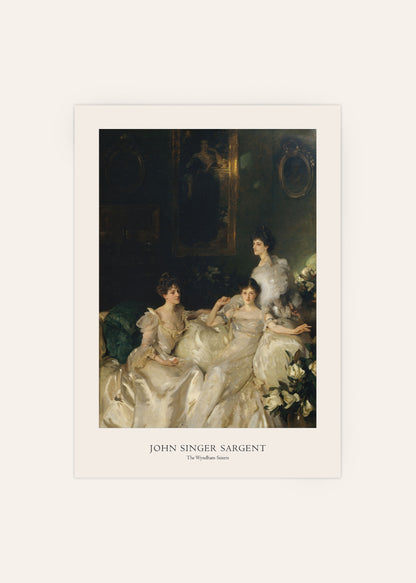 John Singer Sargent - The Wyndham Sisters Print