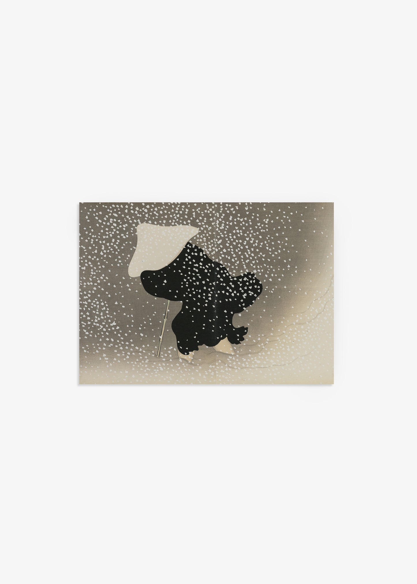 Swirling Snow Tomoe no Yuki Print
