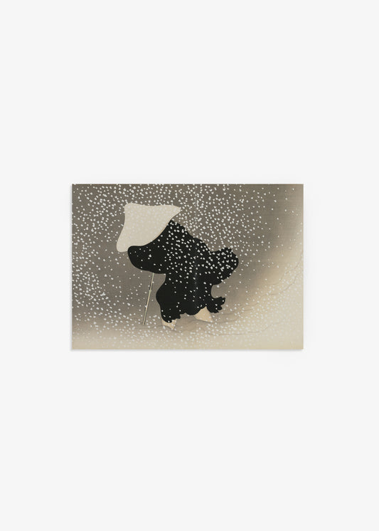 Swirling Snow Tomoe no Yuki Print
