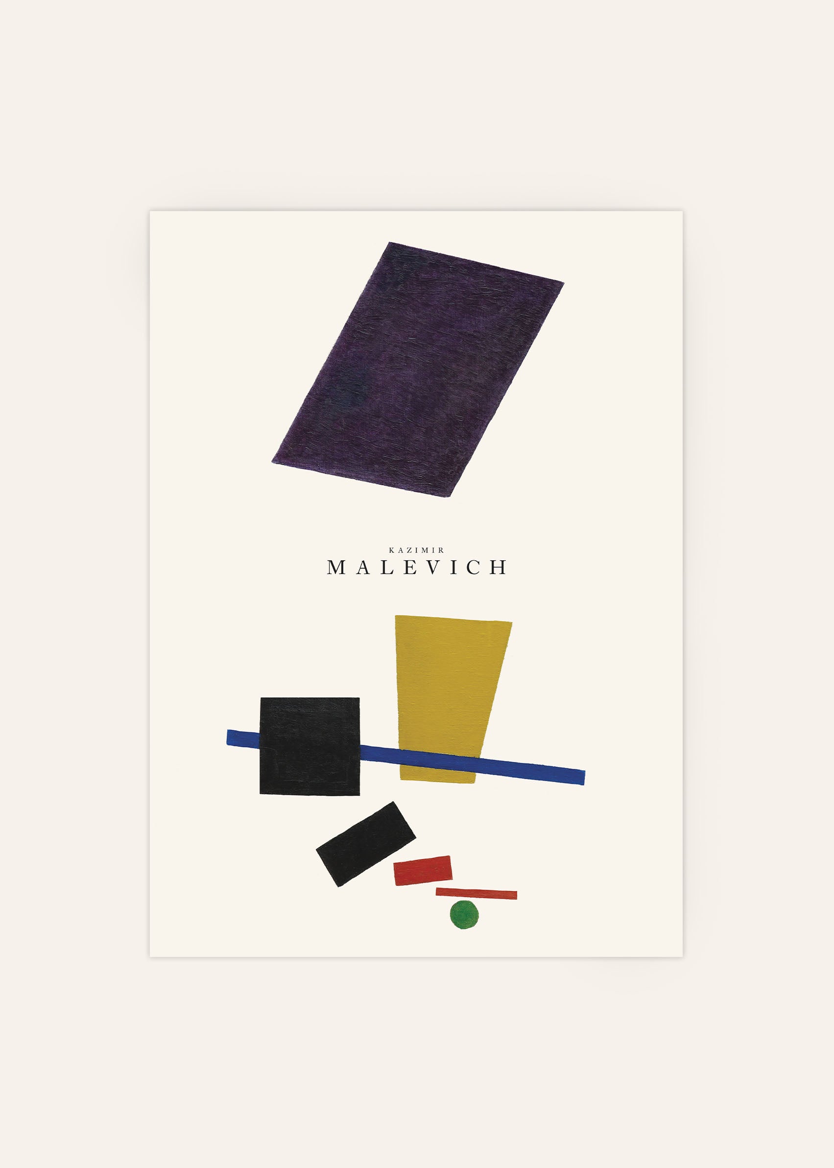 Kazimir Malevich Color Masses Poster