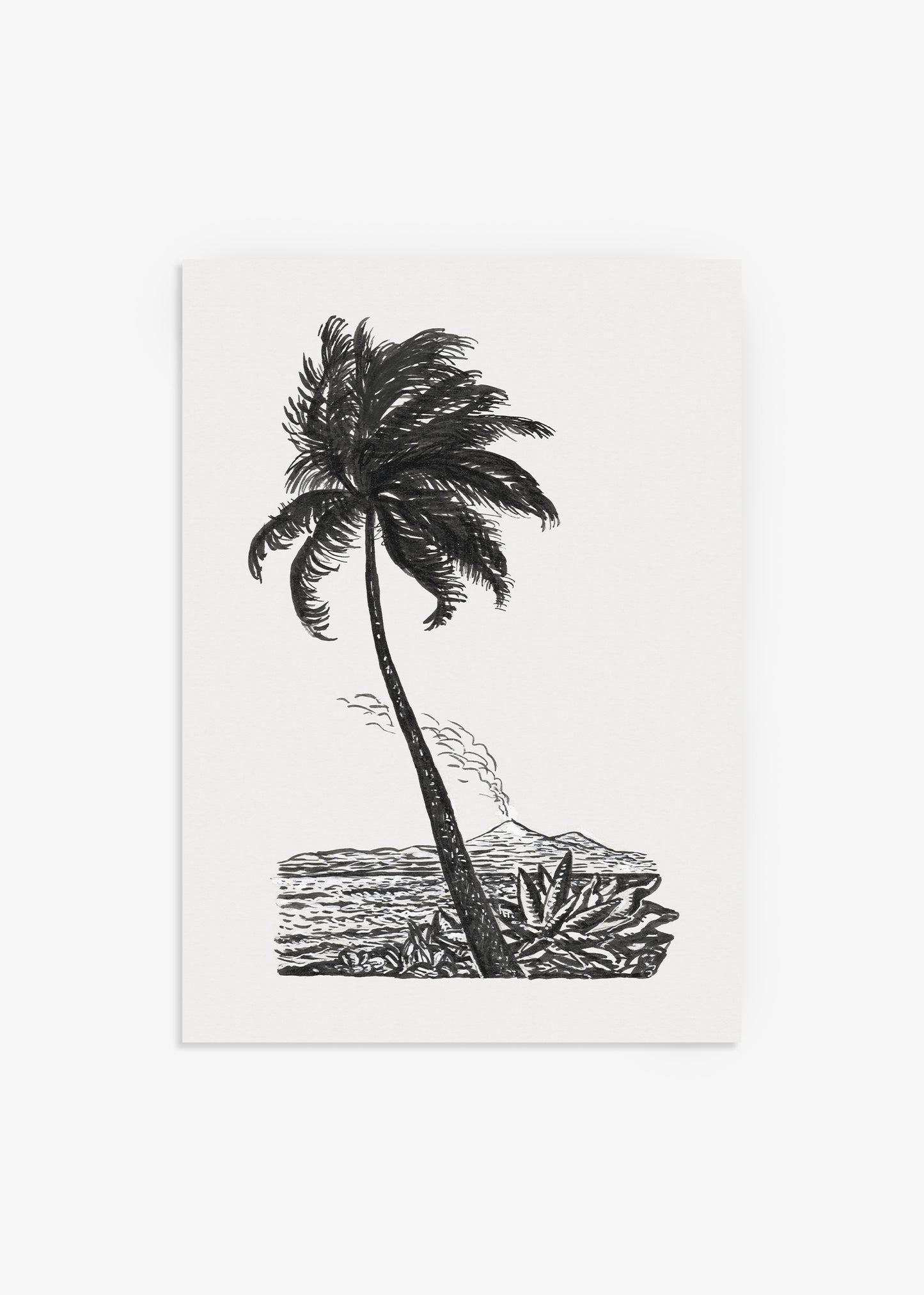 Leo Gestel - Palm Tree and Island Poster