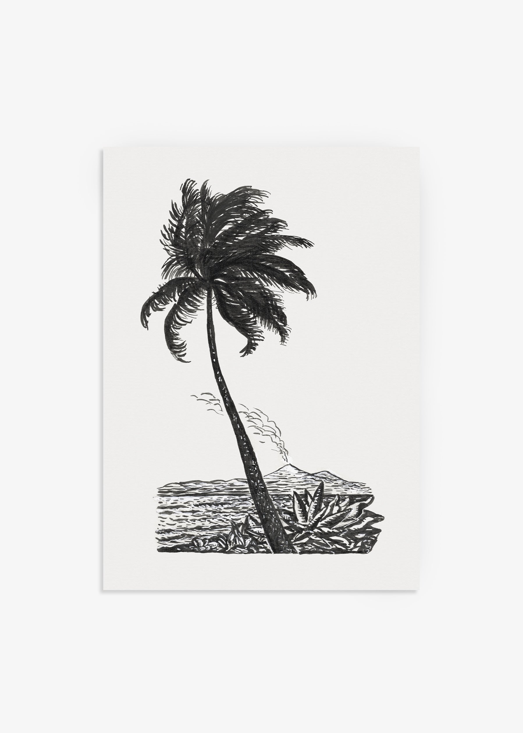 Leo Gestel - Palm Tree and Island Poster