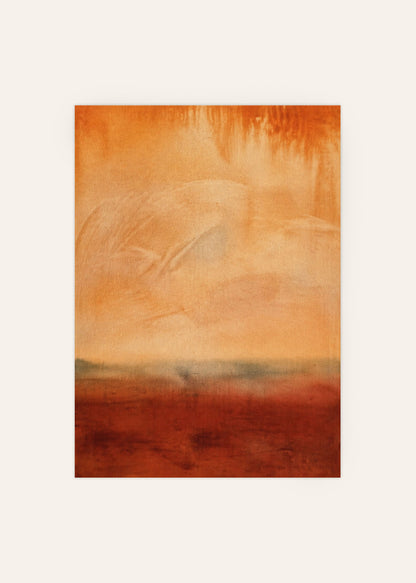Landscape at Dusk Poster