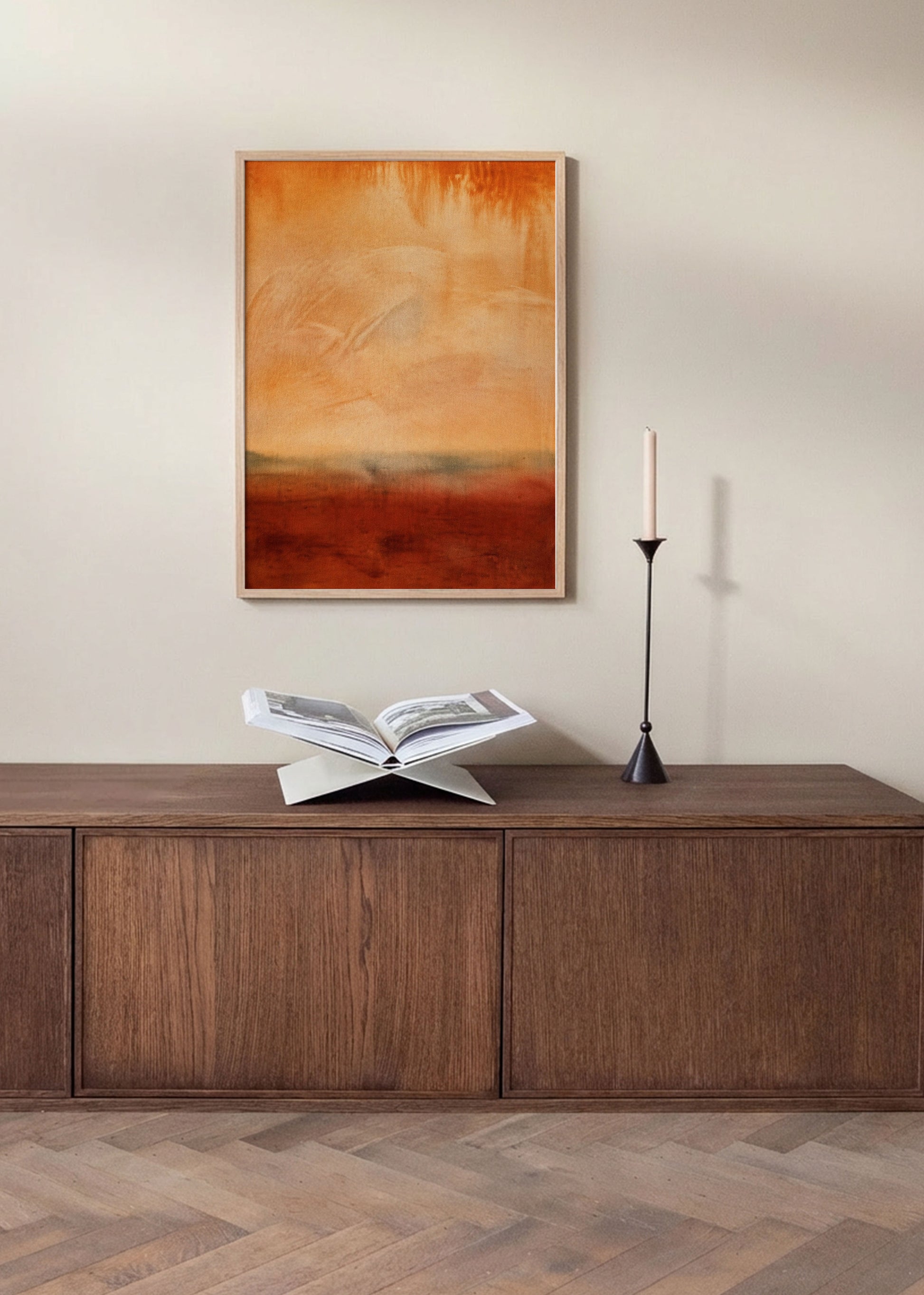 Landscape at Dusk Poster
