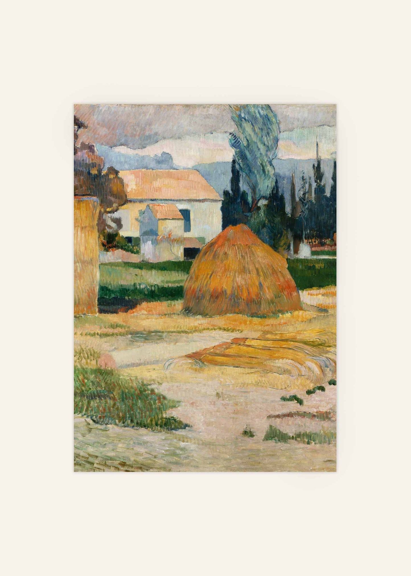 Paul Gauguin Landscape near Arles Poster