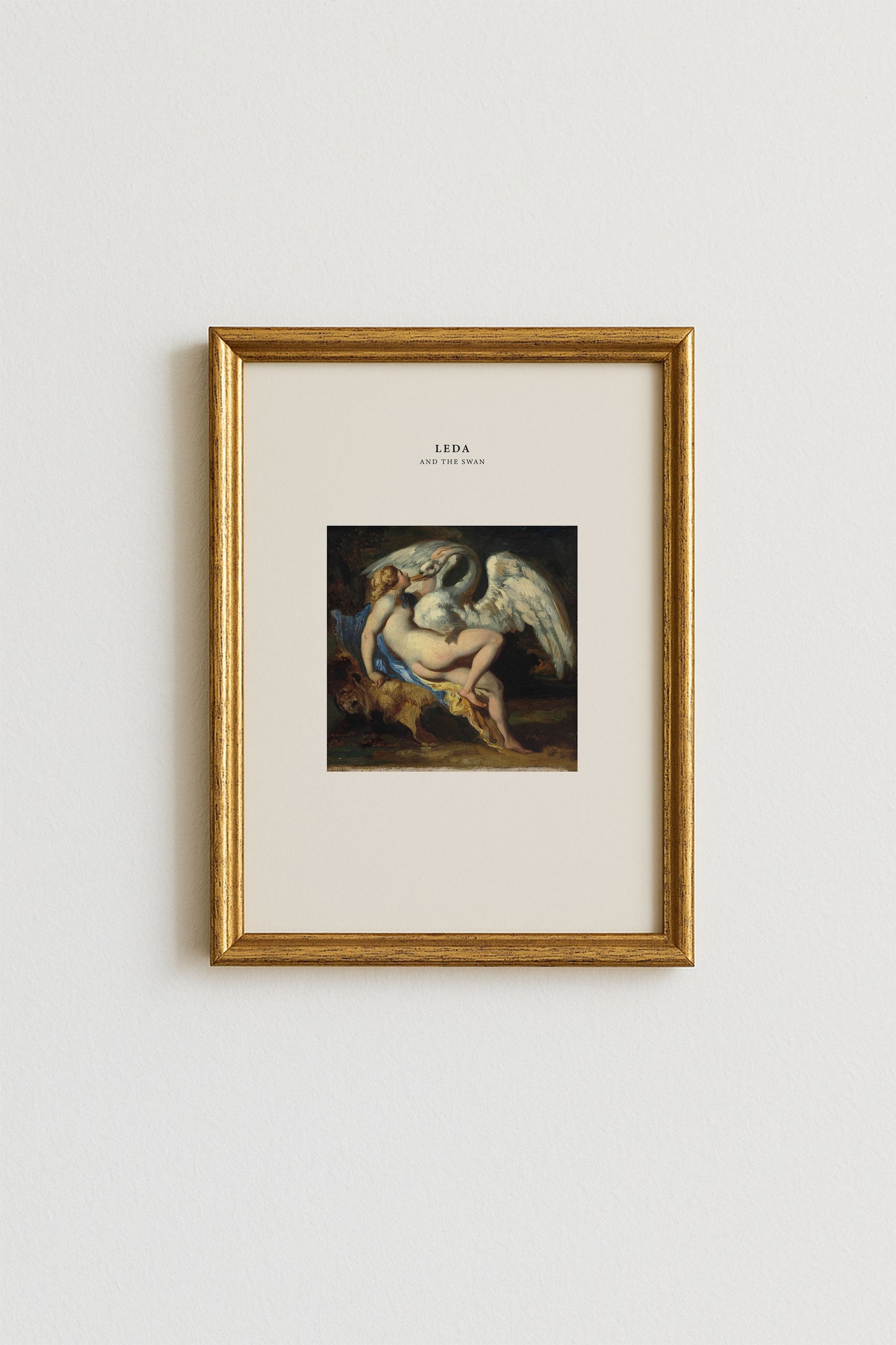 Leda And The Swan Poster