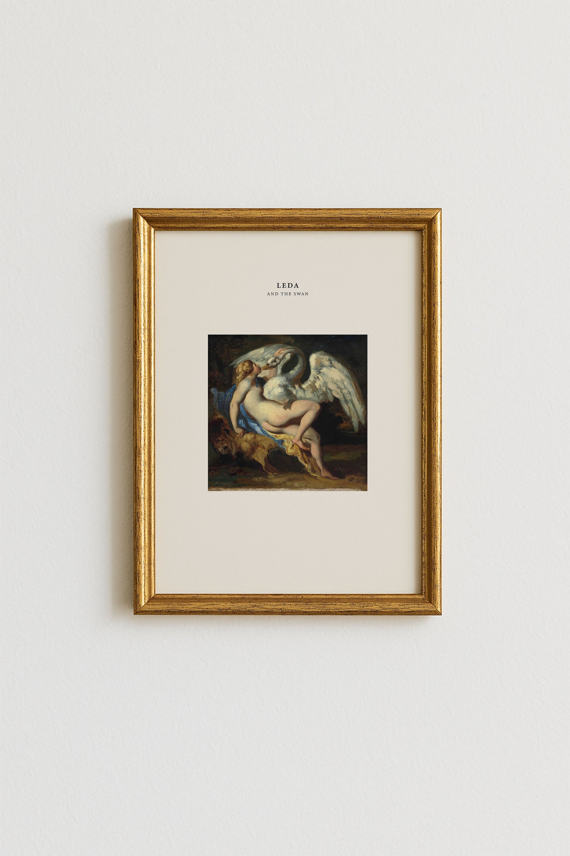Leda And The Swan Poster