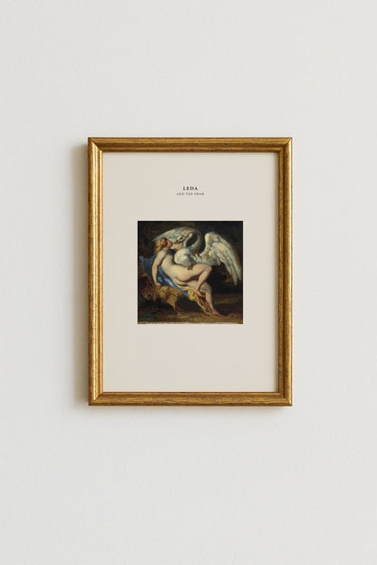 Leda And The Swan Poster