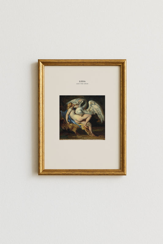 Leda And The Swan Poster