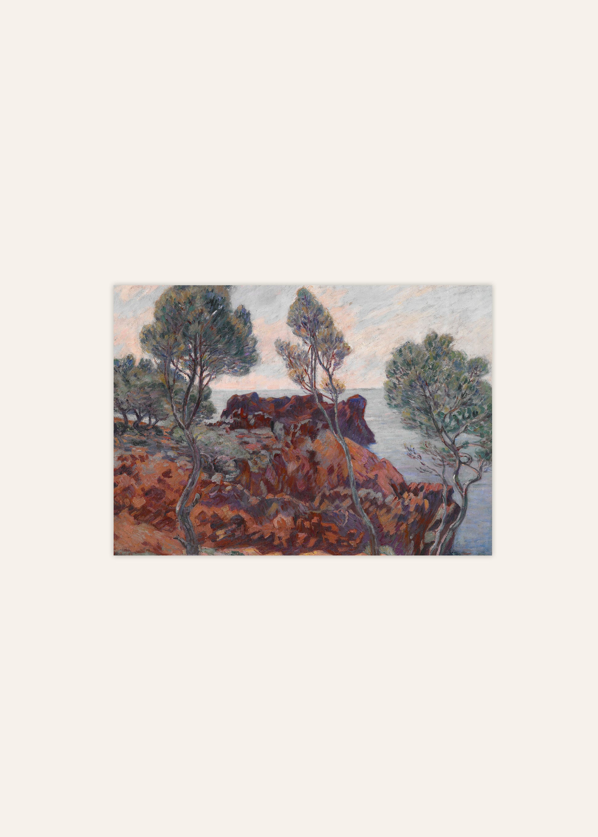 Armand Guillaumin Les Roches Rouges Poster