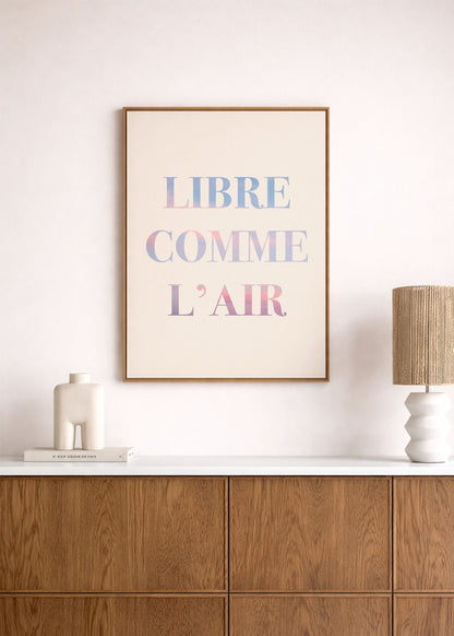 Libre Comme L'air Poster
