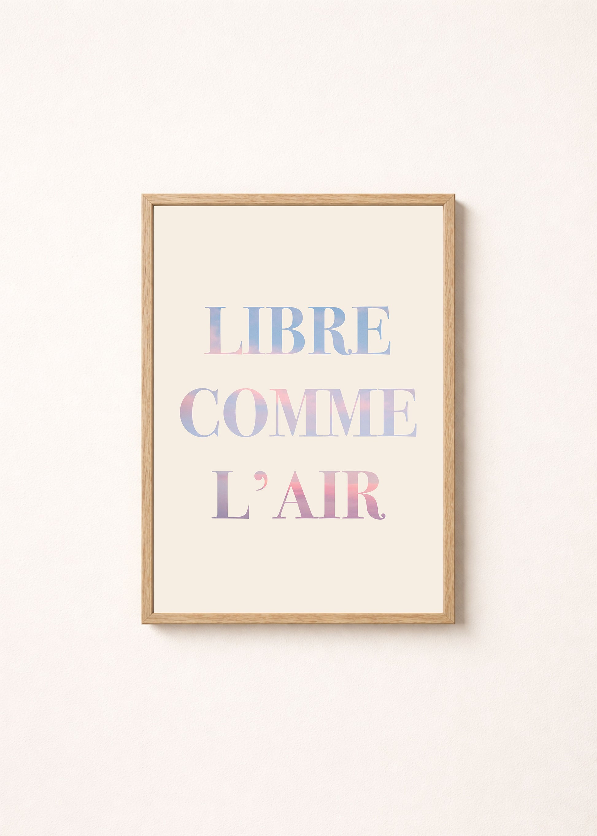 Libre Comme L'air Poster