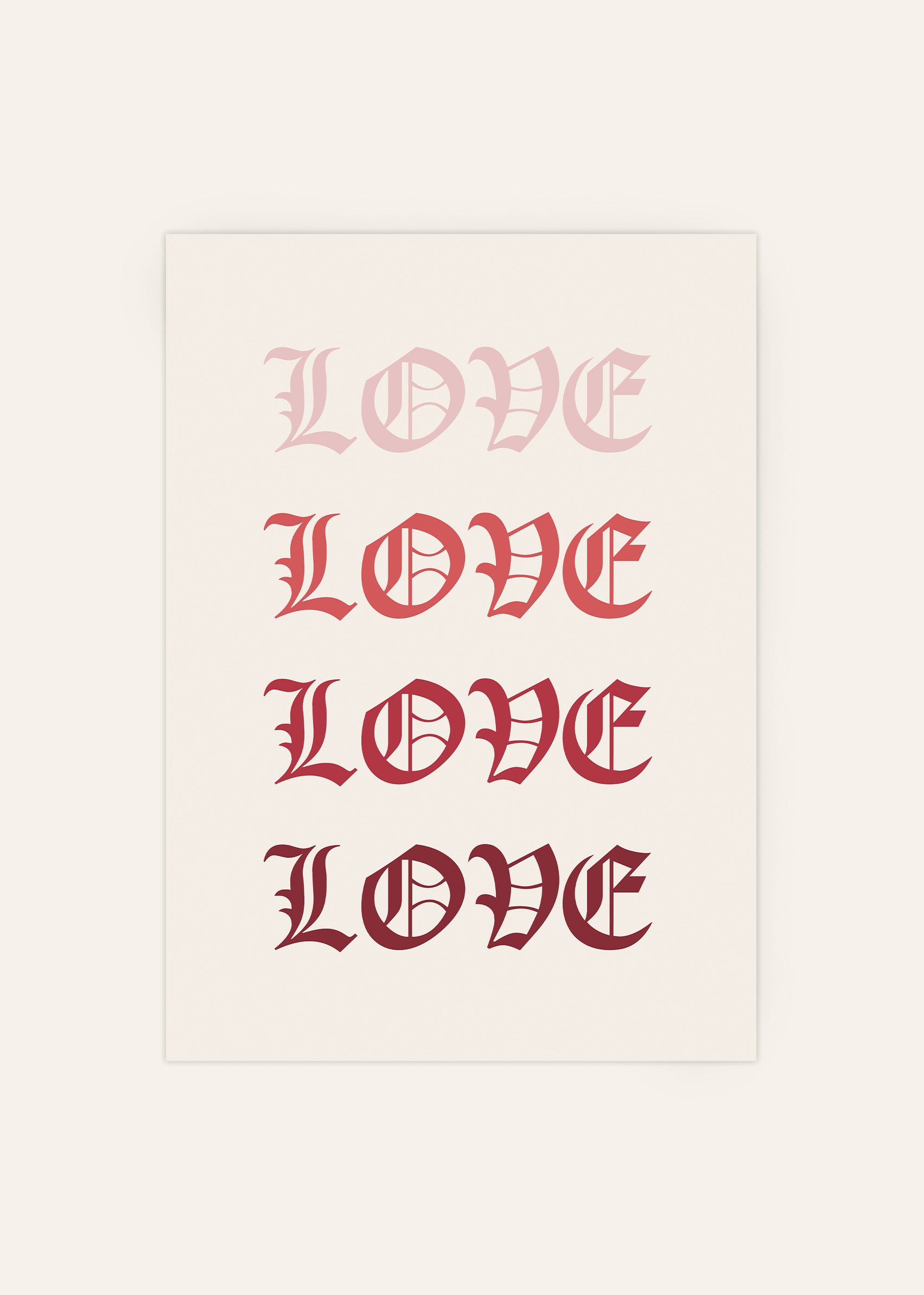 Love is Pink Poster