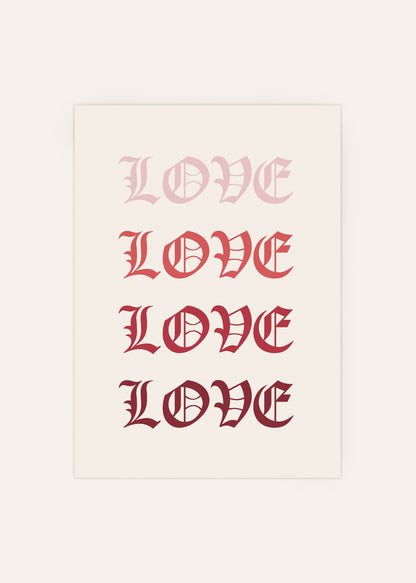 Love is Pink Poster