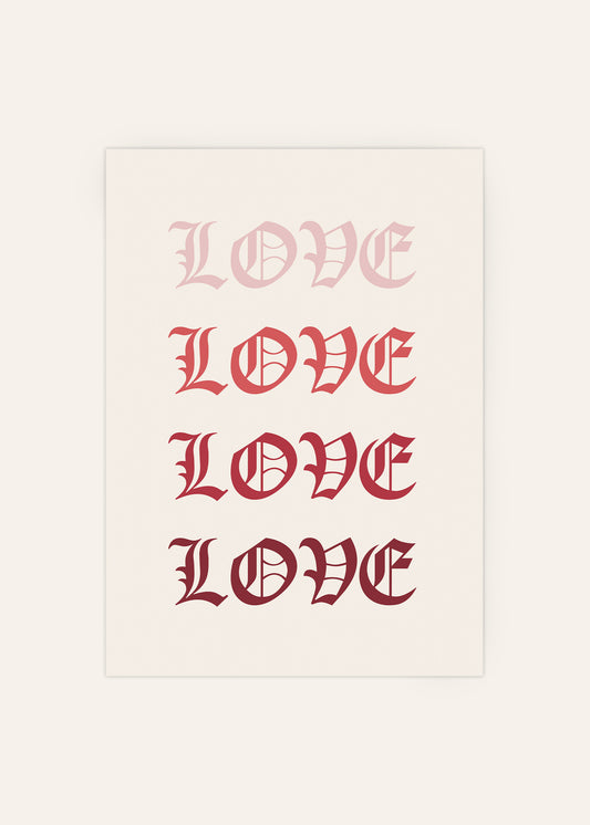Love is Pink Poster