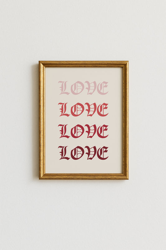 Love is Pink Poster