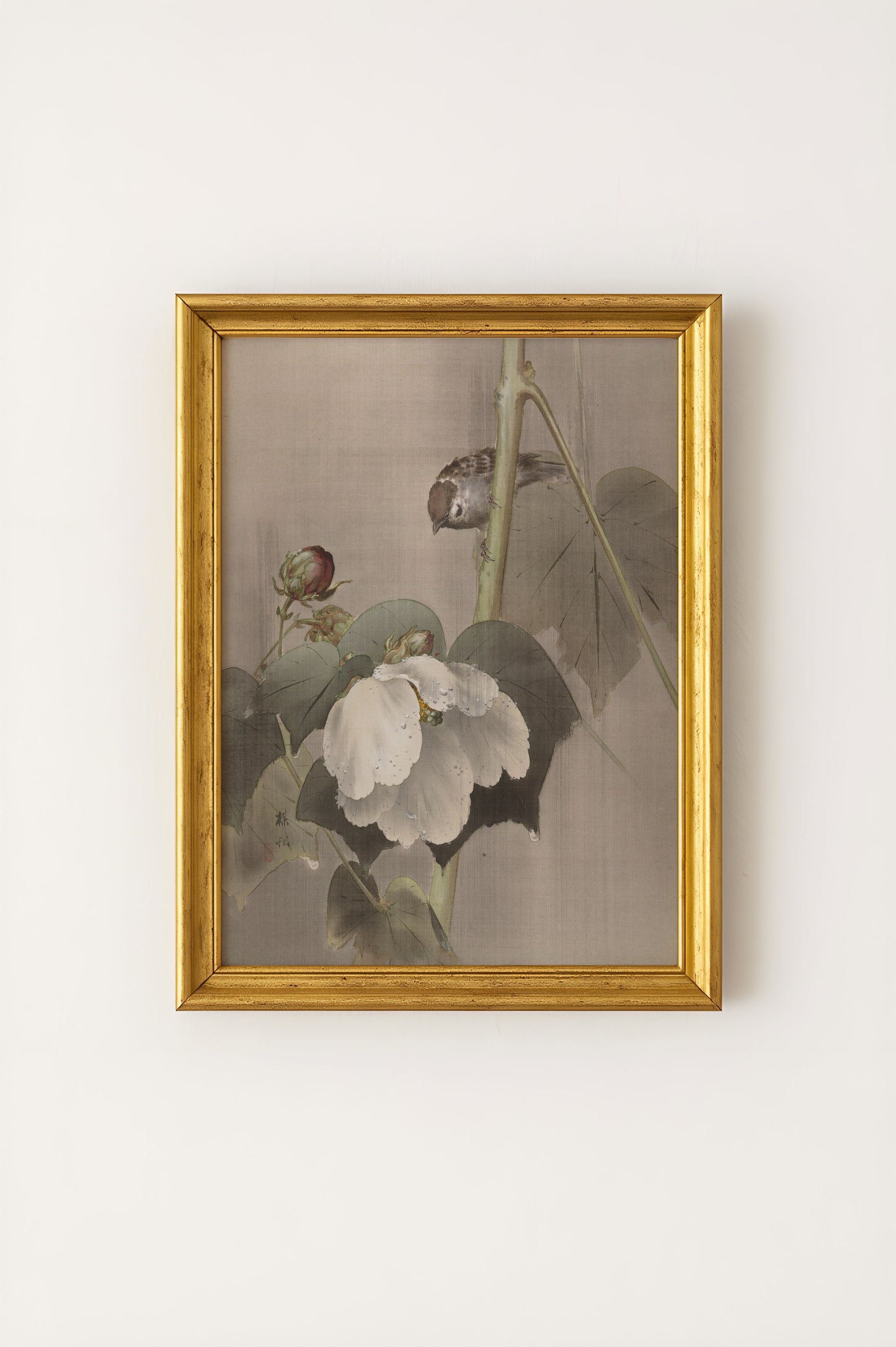 Mallows in the Rain Poster