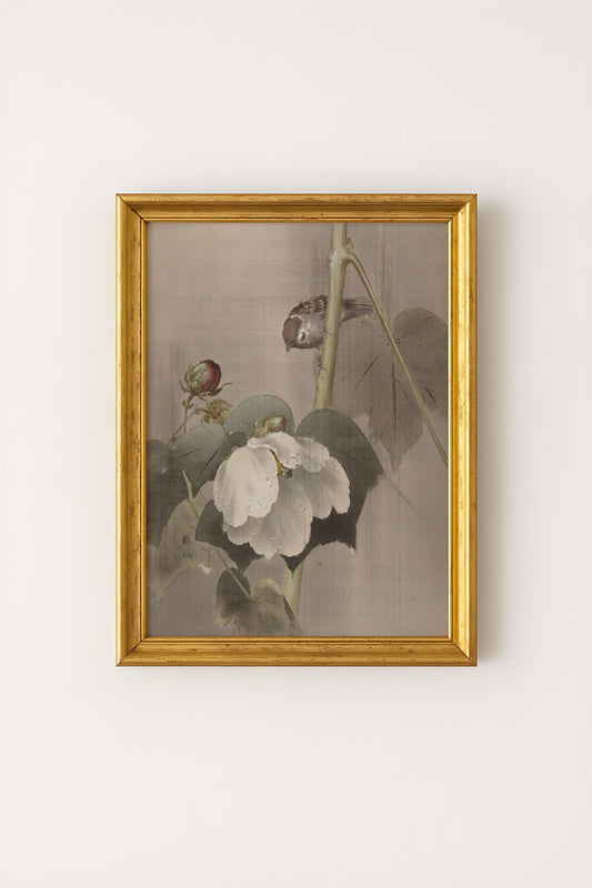 Mallows in the Rain Poster