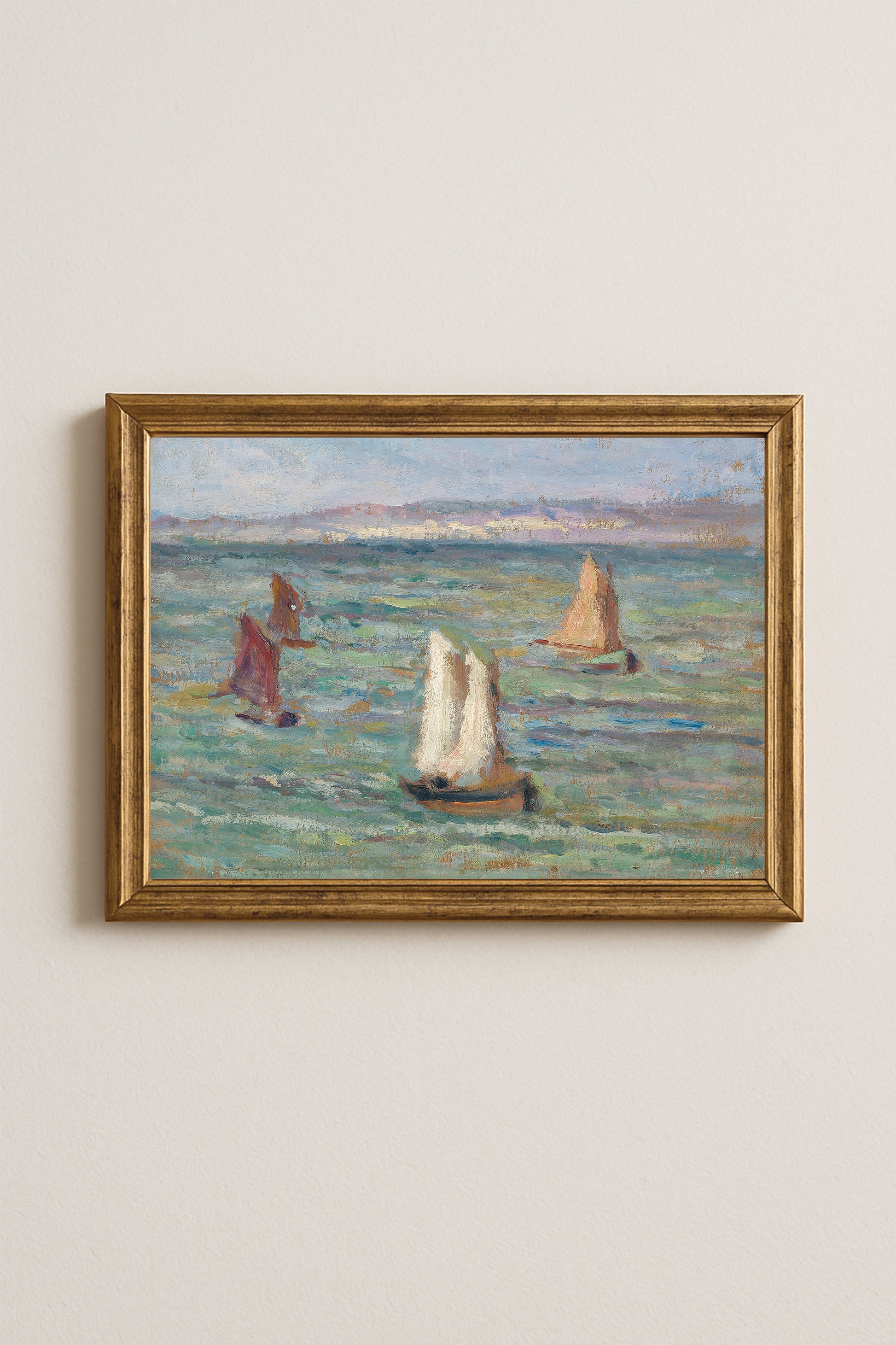 Maximilien Luce Bateaux aux Environs d’Honfleur Poster