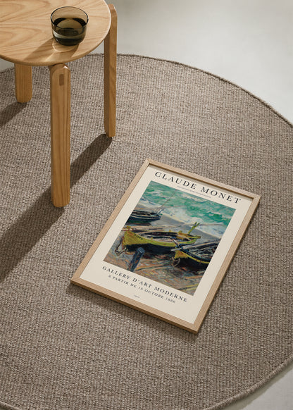 Monet - Fishing Boats Poster