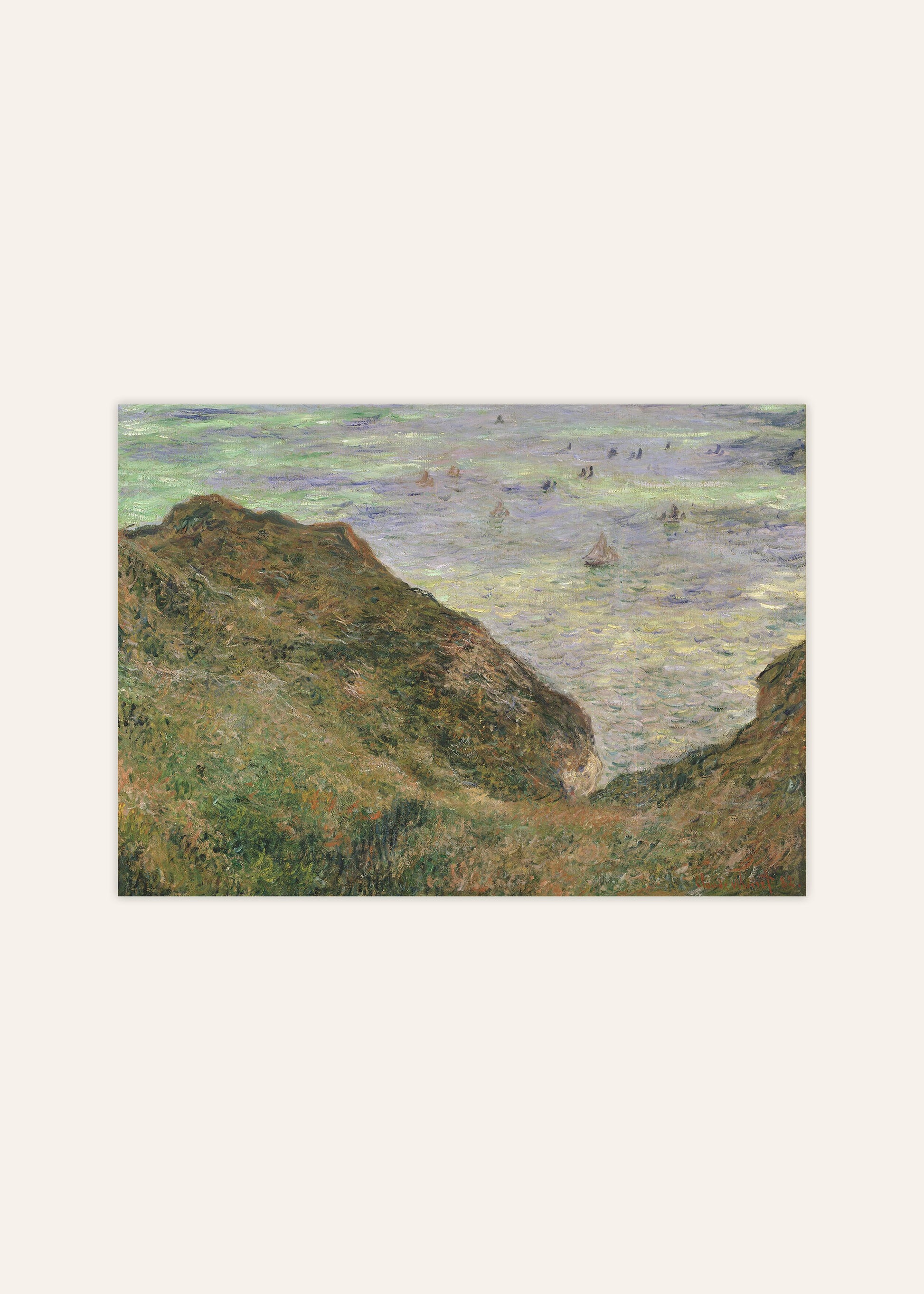 Monet - View over the Sea