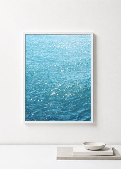Ocean Glitter Poster