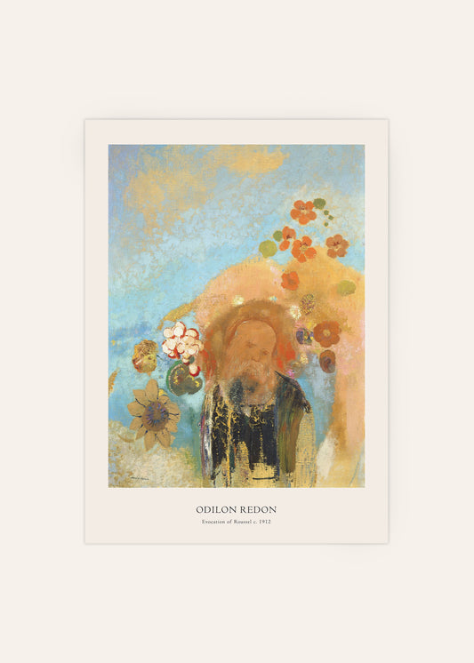 Odilon Redon - Evocation of Roussel Print