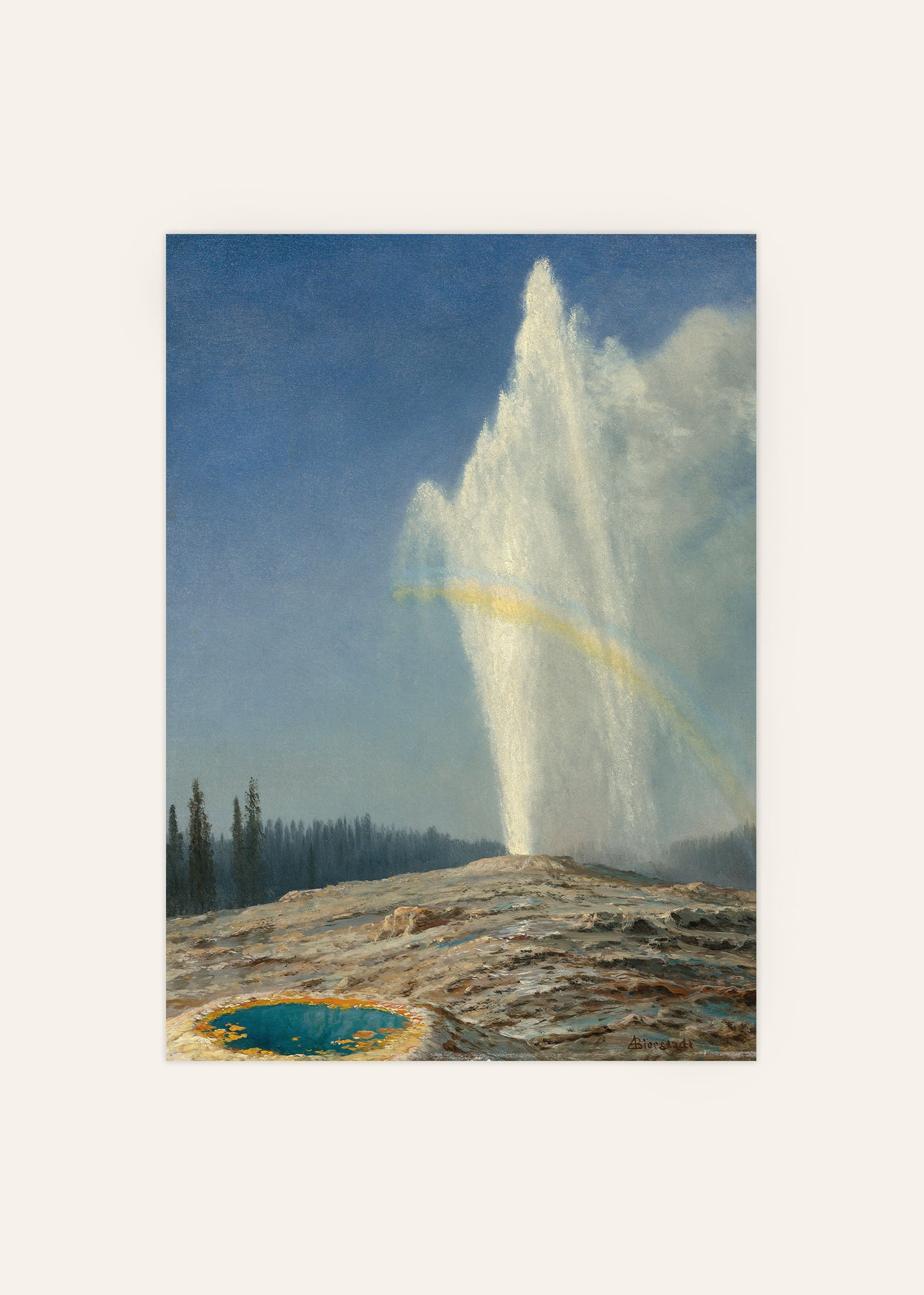 Old Faithful Geyser Poster