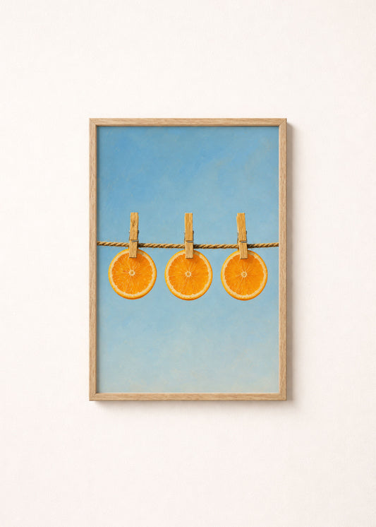 Orange Slices Poster