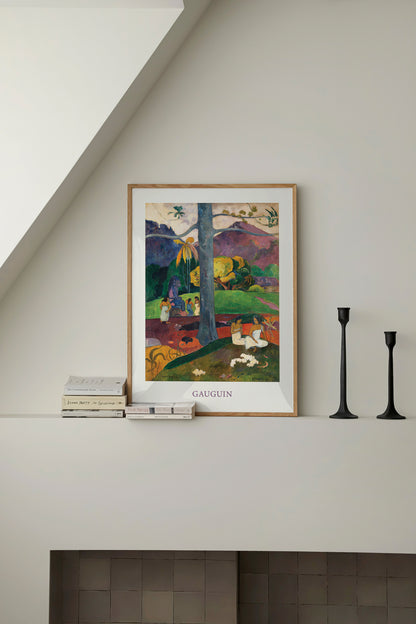 Paul Gauguin - Mata Mua Poster