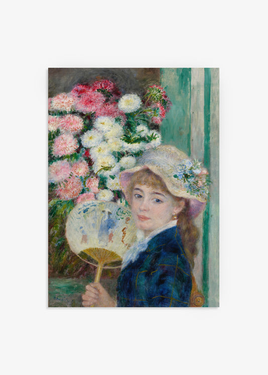 Renoir Woman with a Fan Poster