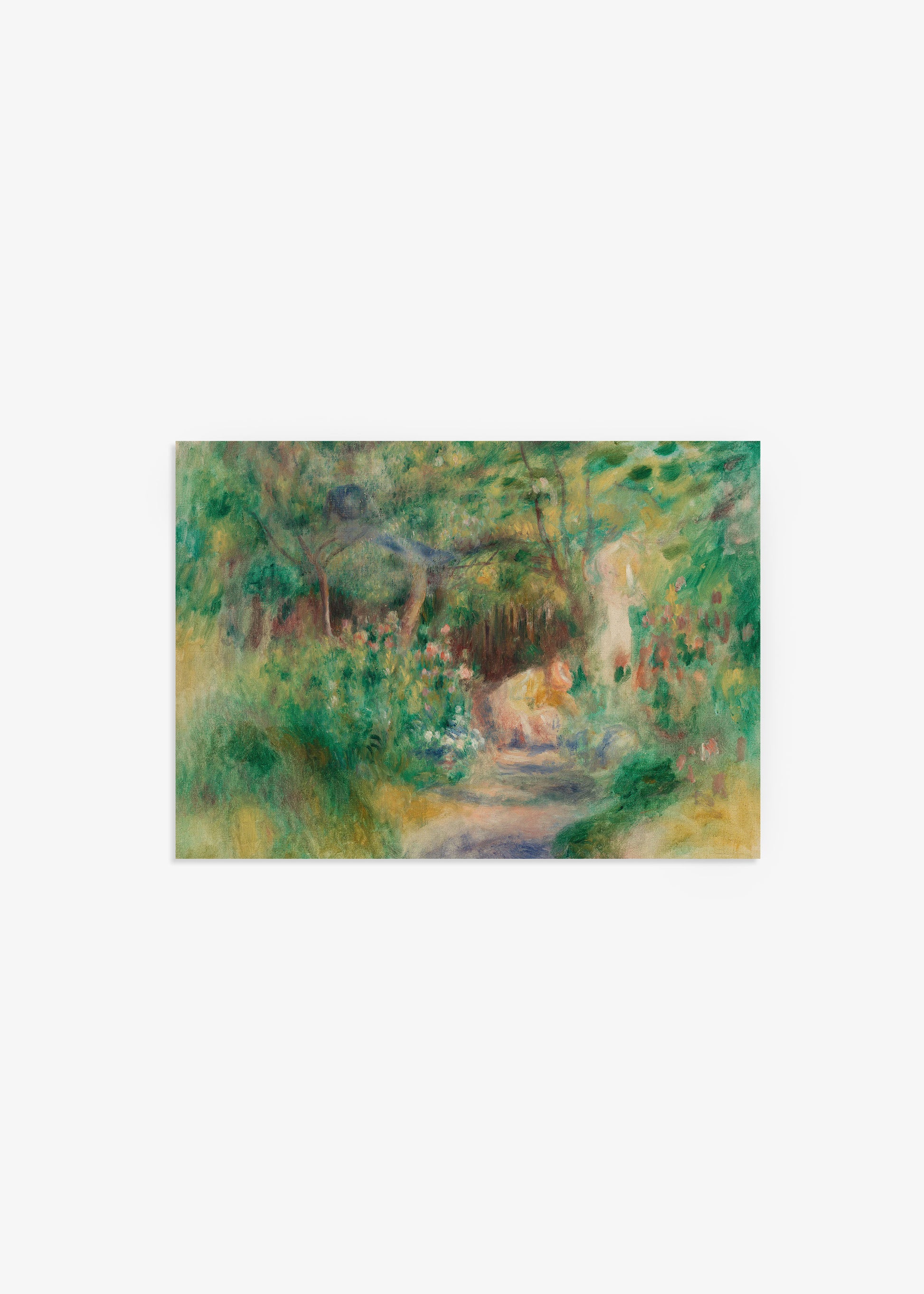 Pierre-Auguste Renoir - Woman Gardening Poster