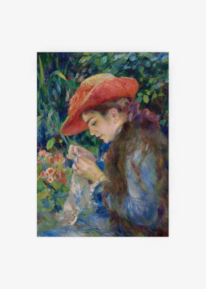 Renoir - Marie-Thérèse Durand-Ruel Sewing Poster
