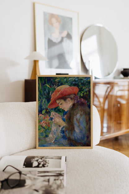 Renoir - Marie-Thérèse Durand-Ruel Sewing Poster