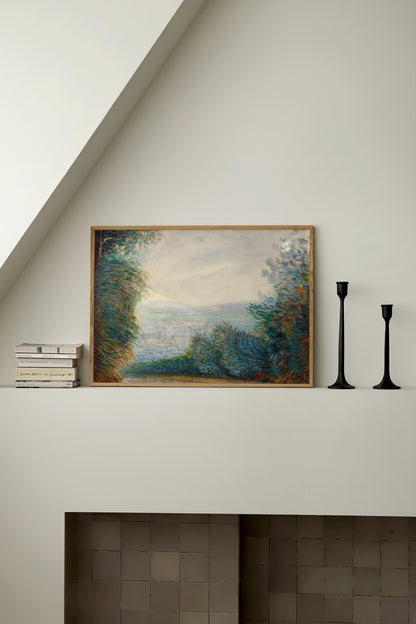 Renoir - The Auvers Valley On The Oise River Poster