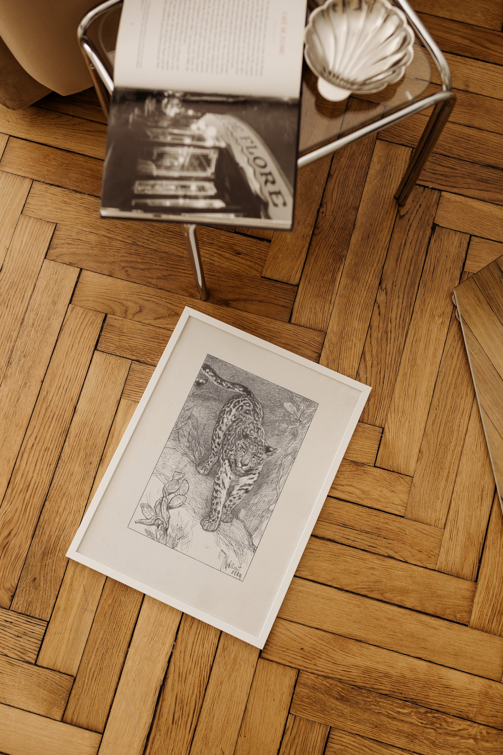 Leopard Sketch Poster