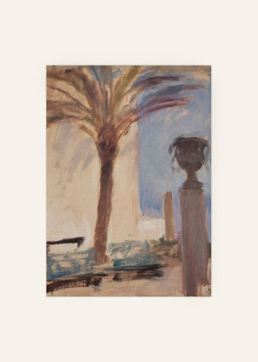 Palms at the Hotel Poster