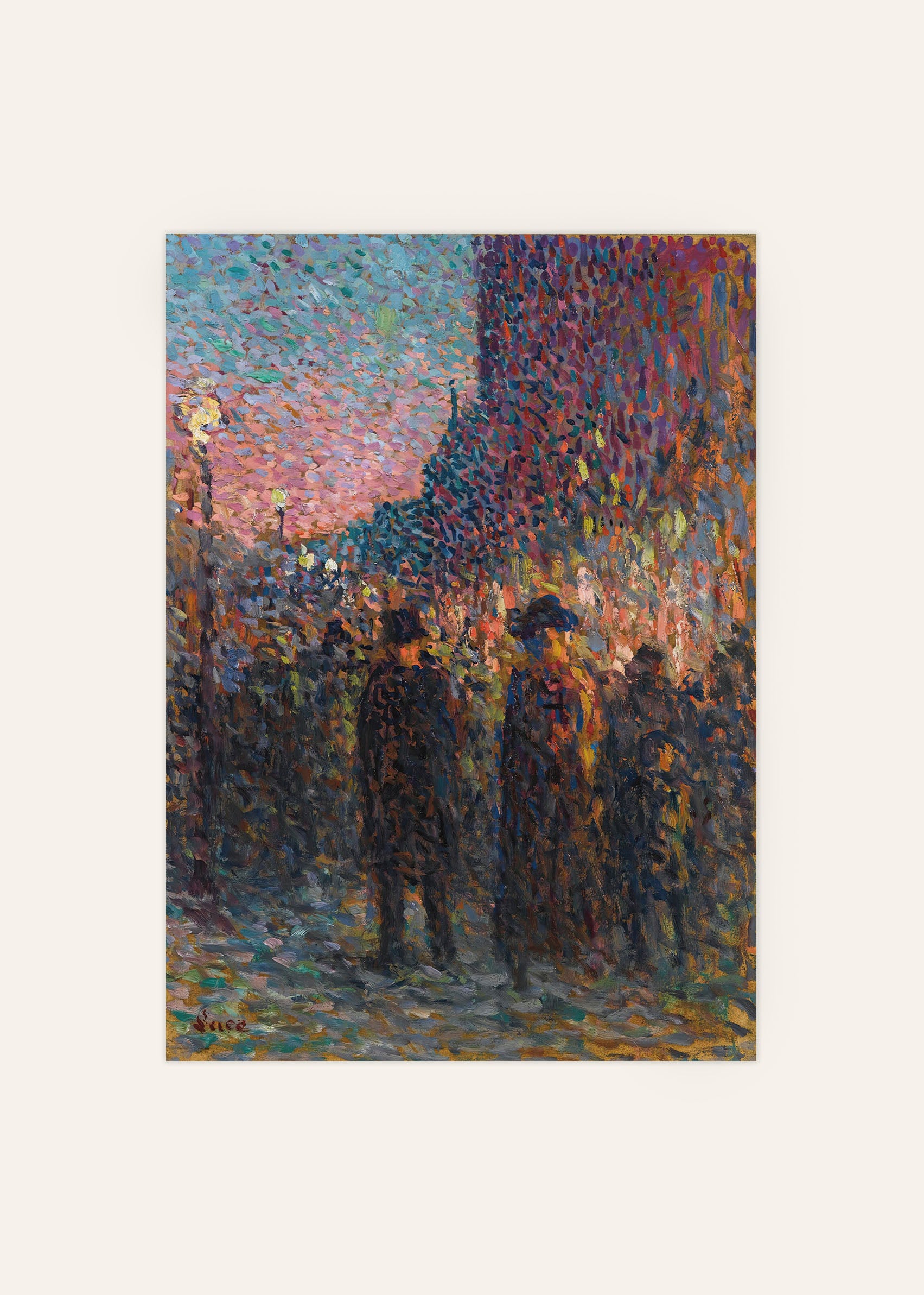 Parisian Boulevard Poster