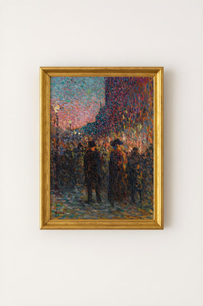Parisian Boulevard Poster