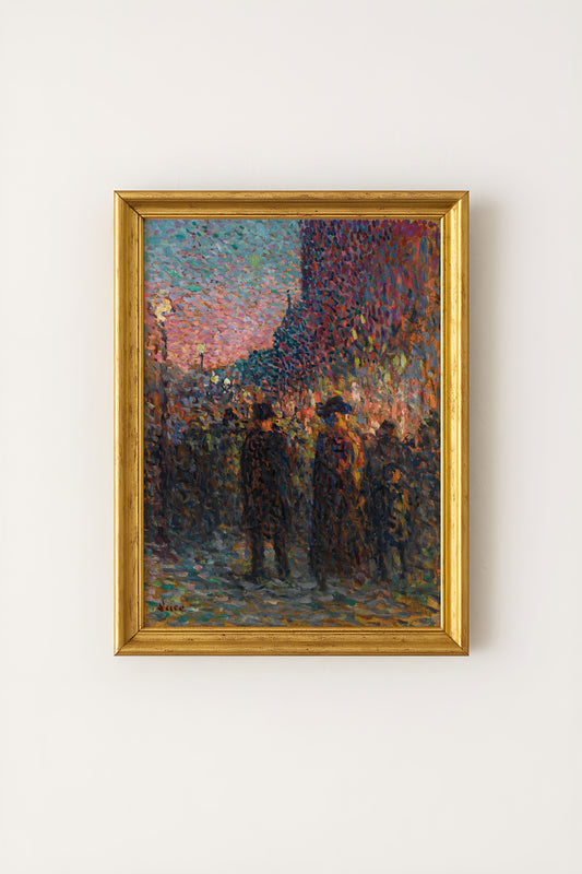 Parisian Boulevard Poster