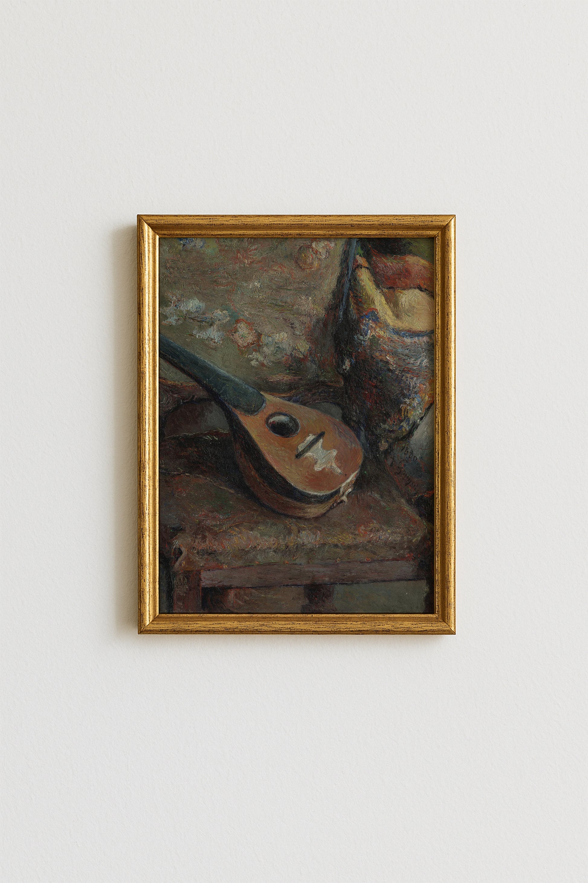 Paul Gauguin - Mandoline sur une Chaise Poster