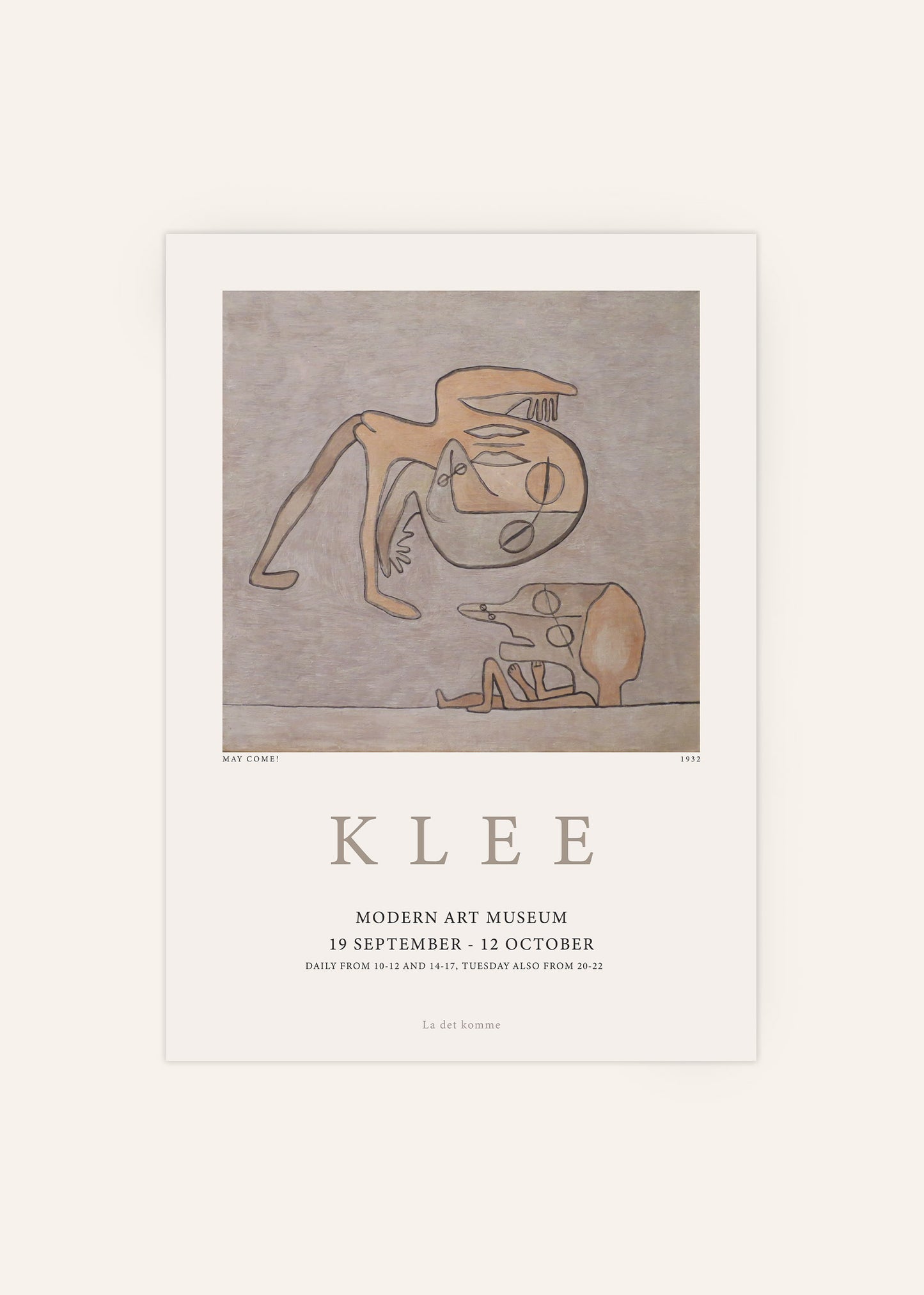 Paul Klee May Come Poster