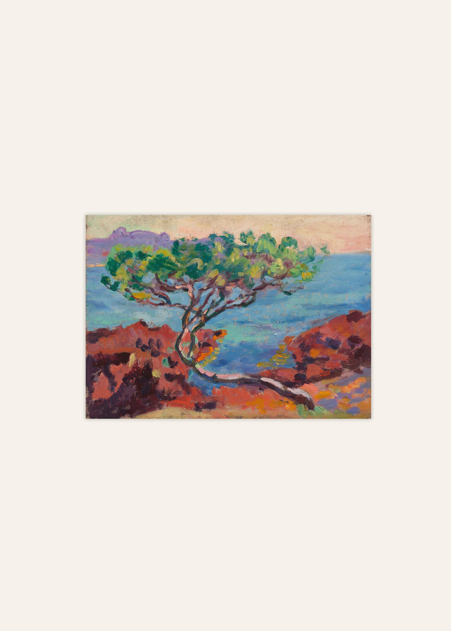 Paysage Maritime Poster